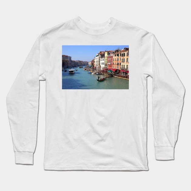 Grand Canal Long Sleeve T-Shirt by annalisa56